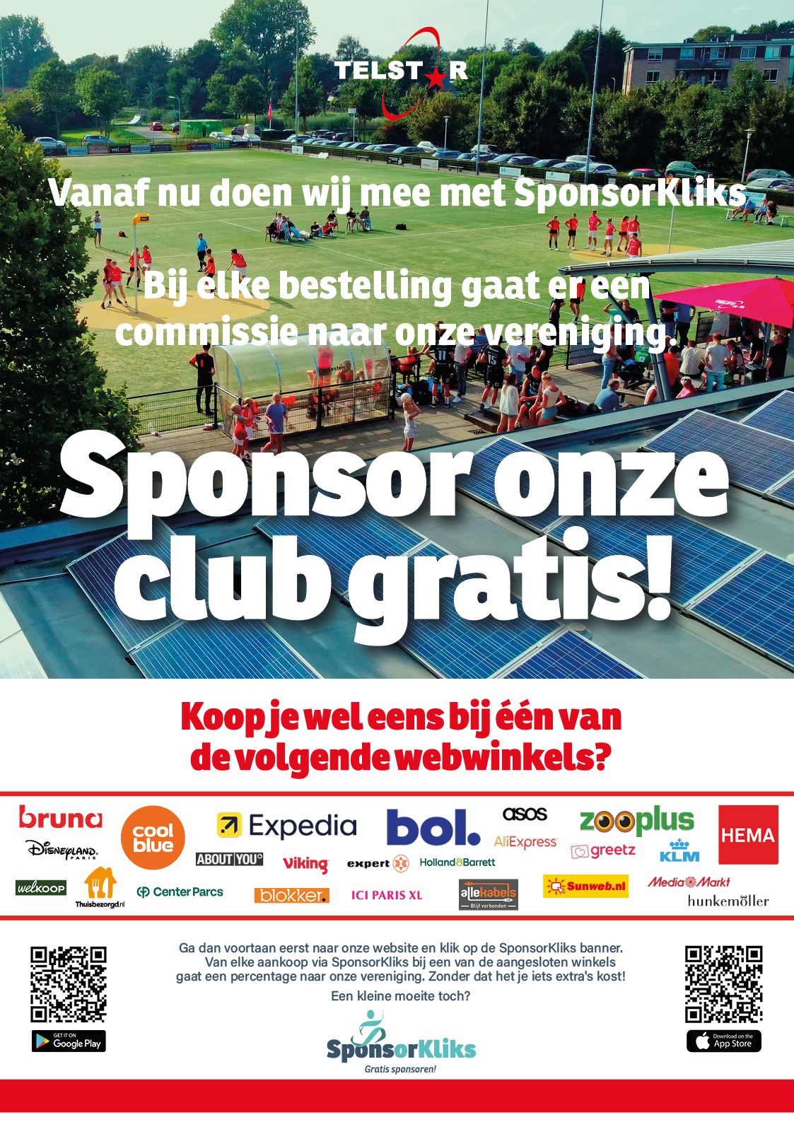 SponsorKliks bij Telstar - flyer